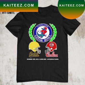 Notre Dame Fighting Irish vs South Carolina Gamecocks 2022 Gator Bowl Taxslayer Jacksonville Florida T-shirt