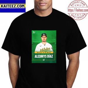 Oakland Athletics Welcome Aledmys Diaz Vintage T-Shirt