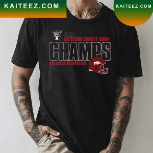 Official Arkansas Razorbacks 2022 Liberty Bowl Champions Split Screen T-shirt