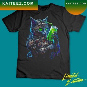 Official Cyborg Energy fuel cat T-shirt