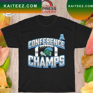 Official Green tulane green wave 2022 aac football conference champion T-shirt