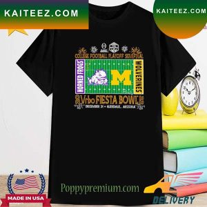 Official Horned Frogs vs Michigan Wolverines 2022 College football playoff Semifinal Vrbo Fiesta Bowl T-shirt