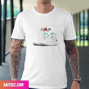 Official Look Air Jordan 2 Lucky Green Fan Gifts T-Shirt