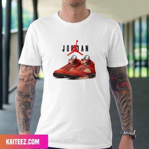 Official Look Air Jordan 5 Retro WMNS Mars For Her Fan Gifts T-Shirt