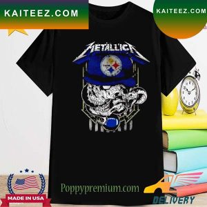 Official Metallica Skull Snake Pittsburgh Steelers NFL T-Shirt