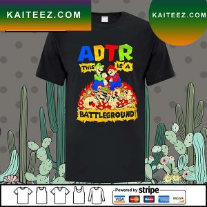 Official aDTR This is a Battleground Mario T-shirt