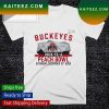 Ohio State University vs Georgia Bulldogs 2022 Peach Bowl apparel match-up T-shirt