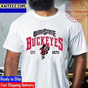 Ohio State Buckeyes Ohio State University Est 1870 Vintage T-Shirt
