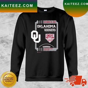 Oklahoma Sooners 2022 Cheez-It Bowl Orlando Camping World Stadium T-shirt