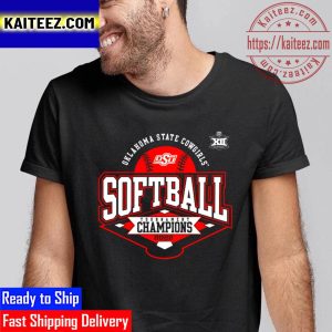 Oklahoma State Cowgirls 2022 Big 12 Softball Conference Tournament Champions Vintage T-Shirt