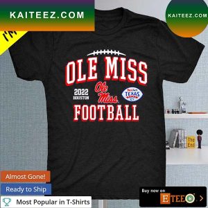 Ole Miss Rebels 2022 Texas Bowl single team T-shirt