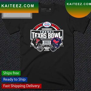 Ole Miss Rebels Vs Texas Tech Red Raiders Texas Bowl Match Up 2022 T-Shirt