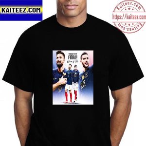 Olivier Giroud And Theo Hernandez Of France And AC Milan In The FIFA World Cup 2022 Final Vintage T-Shirt