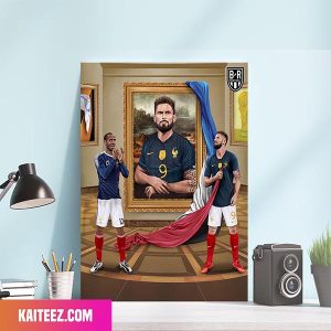 Olivier Giroud Becomes France Is All Time Top Scorer FIFA World Cup Poster