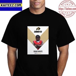 Omar White Committed Colorado Buffaloes Football Vintage T-Shirt