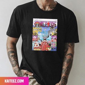 One Piece Volume 105 Fanmade Cover Egghead Dr Vegapunk Style T-Shirt