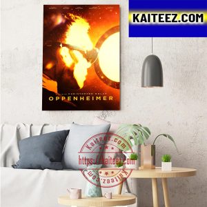 Oppenheimer A Film By Christopher Nolan Art Decor Poster Canvas