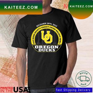 Oregon Ducks San Diego County Credit Union Holiday Bowl 2022 T-Shirt