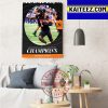 Oregon State Football 10 Wins 3rd Time In Program History Art Decor Poster Canvas