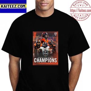 Oregon State Football Champions SRS Distribution Las Vegas Bowl In PAC 12 Conference Vintage T-Shirt