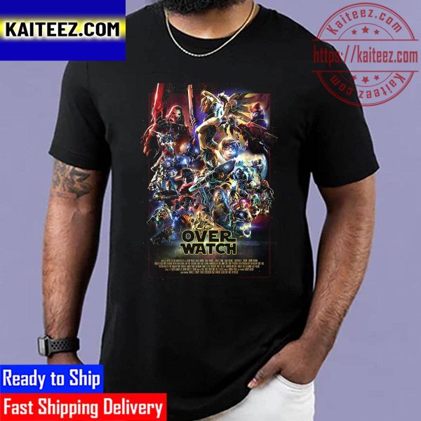 Overwatch Heroes Star Wars Style Vintage T-Shirt