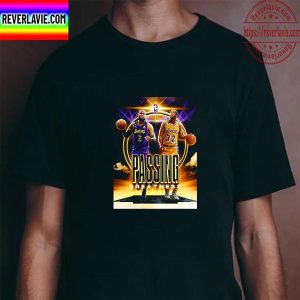 Passing Greatness Of NBA LeBron James And Earvin Magic Johnson Vintage T-Shirt