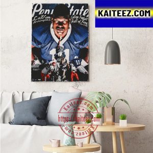 Penn State Football College Football Hall Of Fame Class Of 2022 Art Decor Poster Canvas
