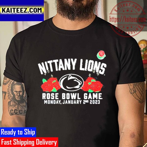 Penn State Nittany Lions 2023 Rose Bowl Game Monday January 2nd 2023 Vintage T-Shirt
