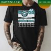 Philadelphia Eagles 2022 Playoffs Fly Eagles Fly signatures T-shirt