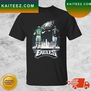 Philadelphia Eagles City Reggie White And Jalen Hurts Signatures T-shirt