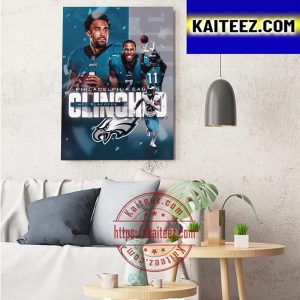 Philadelphia Eagles Clinched NFC Playoffs Art Decor Poster Canvas