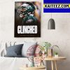 Philadelphia Eagles Clinched NFL Playoffs Art Decor Poster Canvas