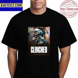 Philadelphia Eagles First Team Clinched NFL Playoffs Vintage T-Shirt