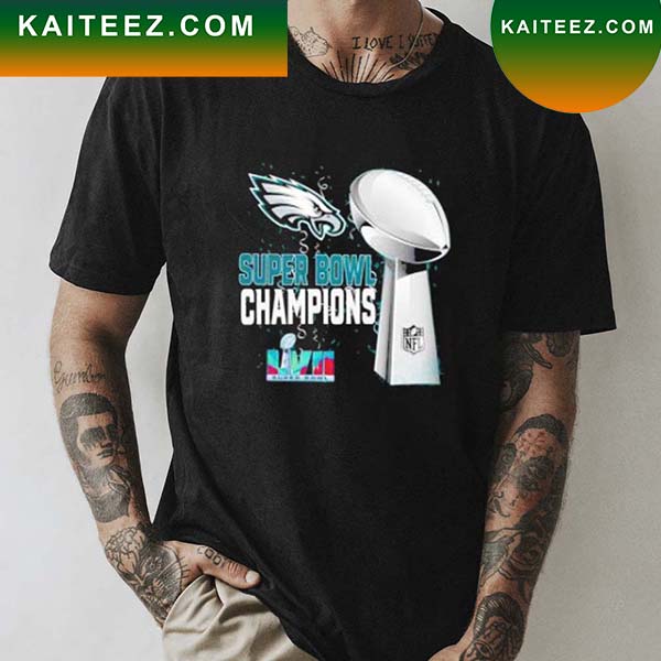 Philadelphia Eagles Super Bowl Lvii 2023 Champions T-shirt - Kaiteez