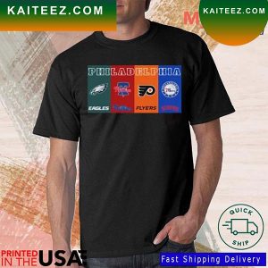 Philly Sports Eagles Phillies Flyers Sixers T-Shirt