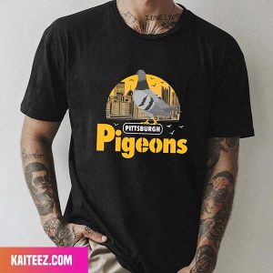 Pittsburgh Pigeons Pittsburgh Steelers Style T-Shirt