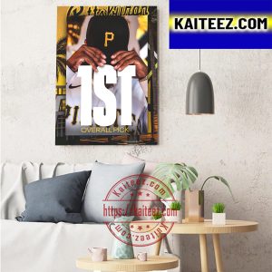 Pittsburgh Pirates 1st Overall Pick In The 2023 MLB Draft Art Decor Poster Canvas