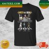 Pittsburgh Sport City Roberto Clemente Mario Lemieux And Joe Greene Abbey Road Signatures T-shirt