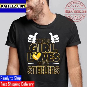 Pittsburgh Steelers This Girl Loves Her Steelers Vintage T-Shirt
