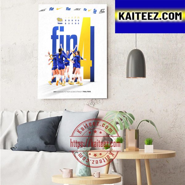 Pittsburgh Volleyball Advances NCAA Women’s Volleyball Final Four Art Decor Poster Canvas