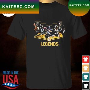 Pittsburgh steelers legends john stallworth franco harris signatures T-shirt