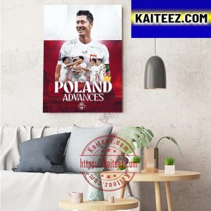 Poland Advances On Tiebreakers To The Knockout Stage Art Decor Poster Canvas
