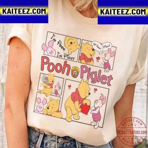 Pooh And Piglet Disney Vacation Disneyworld Disneyland Family Vintage T-Shirt