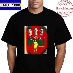 Portugal Advance To The Quarter Finals FIFA World Cup Qatar 2022 Vintage T-Shirt