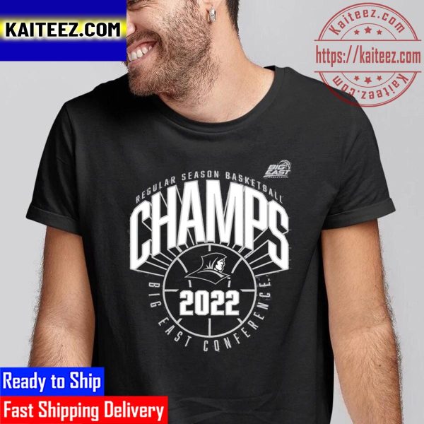 Providence Friars 2022 Big East Mens Basketball Regular Season Champions Vintage T-Shirt