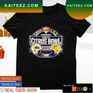 Purdue vs LSU Tiger Purdue Citrus bowl head to head T-shirt
