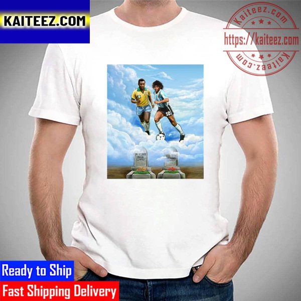 RIP Pele And Diego Maradona Two Legend Of Football Vintage T-Shirt