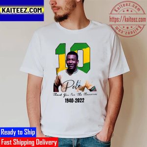 RIP Pele Legend 1940 2022 Thank You For The Memories Vintage T-Shirt