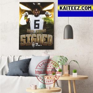 Randy Pittman Signed UCF Knights Football Art Decor Poster Canvas