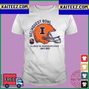 Reliaquest Bowl Illinois Vs Mississippi State Jan 2 2023 Vintage T-Shirt